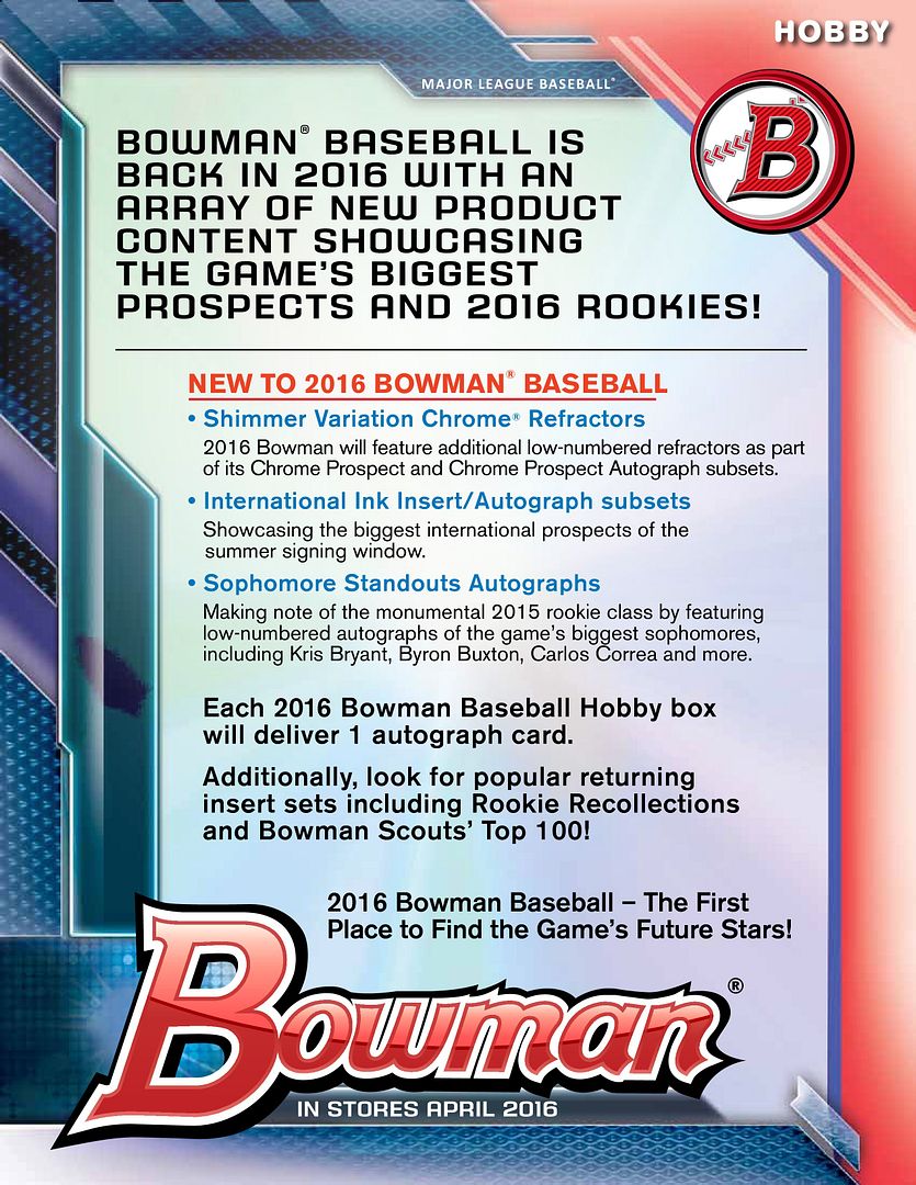 2016 Bowman Baseball Hobby Blowout Cards Forums
